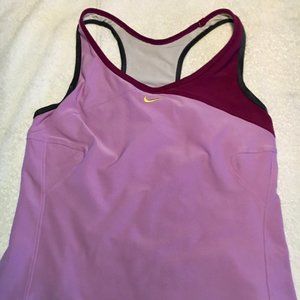 Nike. Women. Pink and Dark Red Tank Top. Size M.